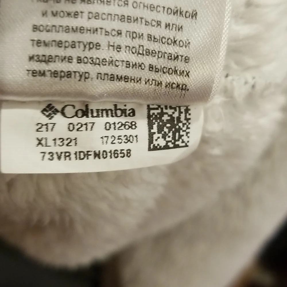 Columbia XL women's plush fleece jacket full zip 2 pockets polyester Like new - Picture 8 of 10